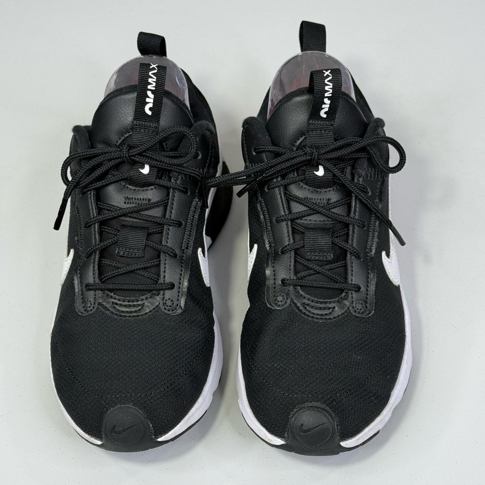 NIKE Women's Air Max Interlock Lite Sneakers Black/White-8 - Picture 2 of 9